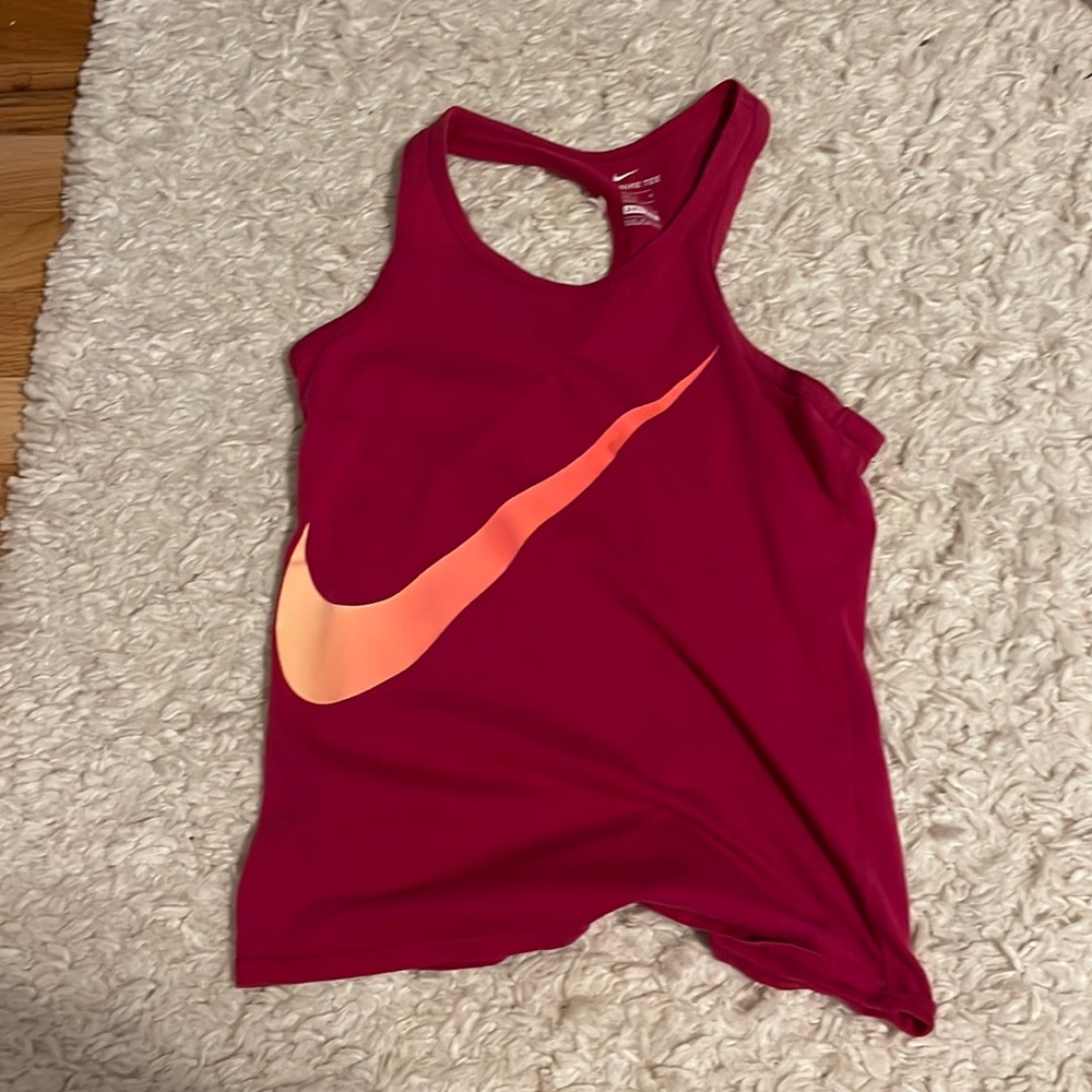 Burgandary Nike shirt